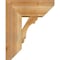 Ekena Millwork Olympic Slat Rough Sawn Bracket w/ Offset Brace, Western Red Cedar, 8"W x 18"D x 22"H BKT0806X18X22OLY06RWR - alternate 4